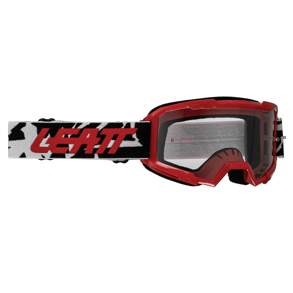 Leatt Vizion 2.5s YOUTH Goggle Red - Clear Lens