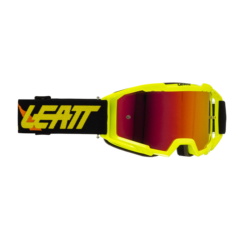 Leatt Vizion 3.5 Iriz Goggle Lime - Red Lens