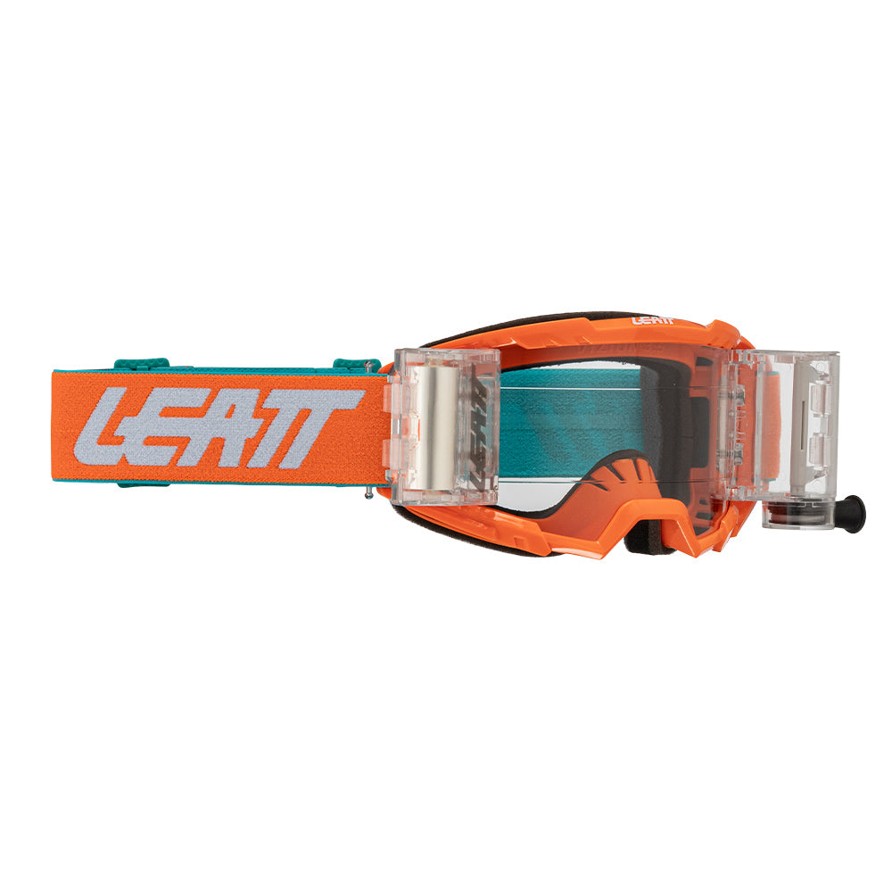 Leatt Vizion 3.5 Roll-Off Goggle Orange - Clear Lens