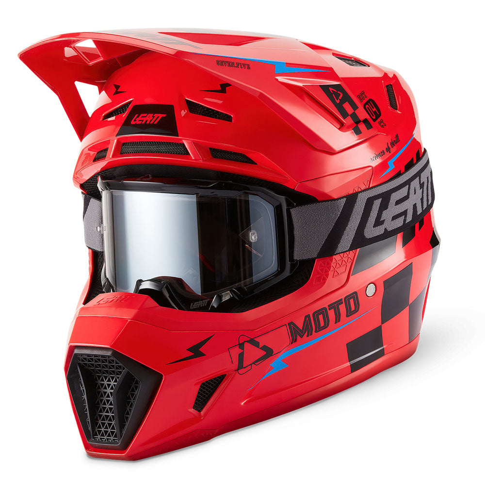 Leatt Moto 7.5 V27 MX Helmet Red