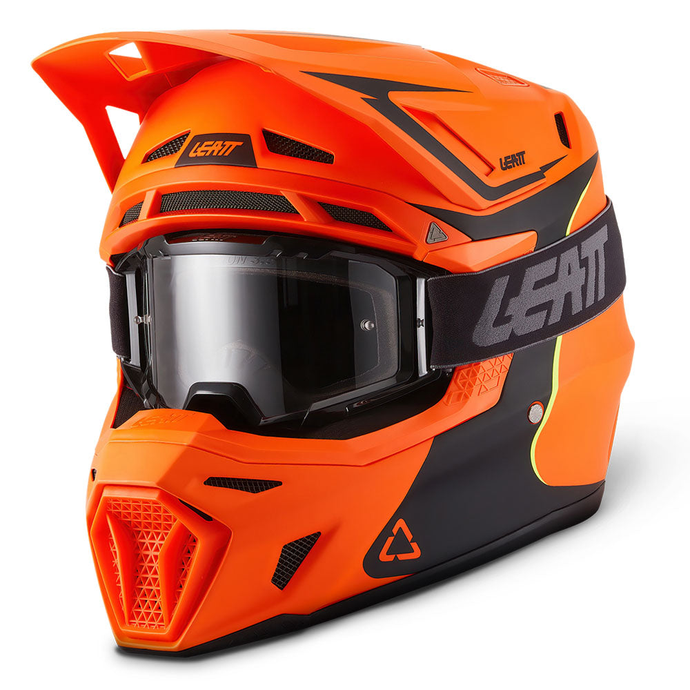 Leatt Moto 8.5 V27 MX Helmet Fire Orange
