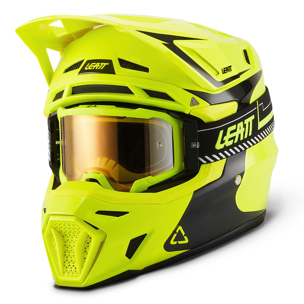 Leatt Moto 8.5 V27 MX Helmet Neon Yellow