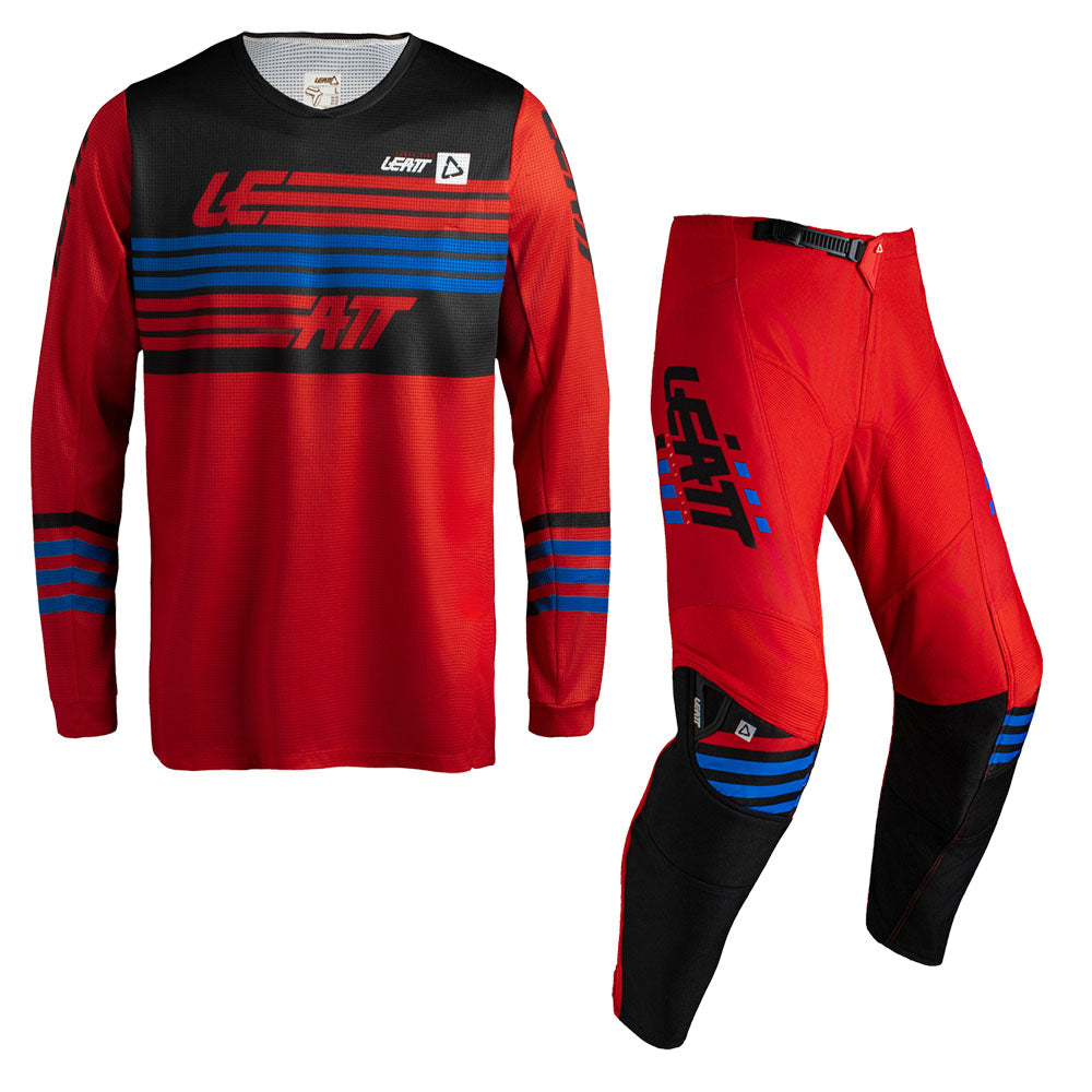 Leatt Moto 3.5 MX Kit Combo 2027 Stripes Red