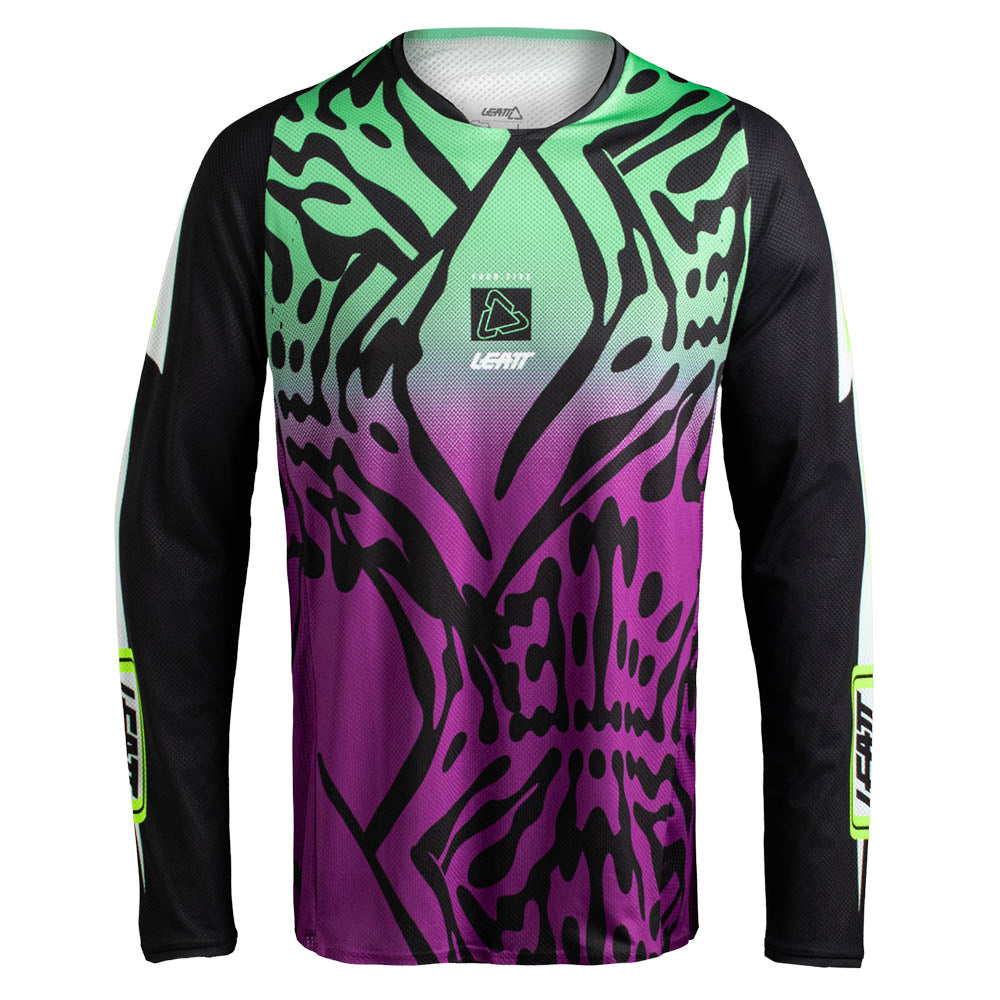 Leatt Moto 4.5 Lite MX Jersey 2027 Leopard Purple