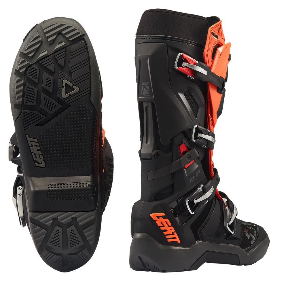 Leatt Moto 5.5 Flexlock Evo Enduro Boot 2027 Black/Orange