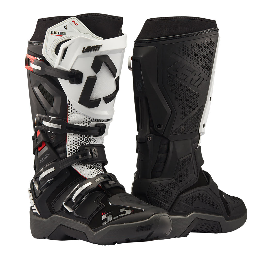 Leatt Moto 5.5 Flexlock Evo Enduro Boot 2027 Black/White