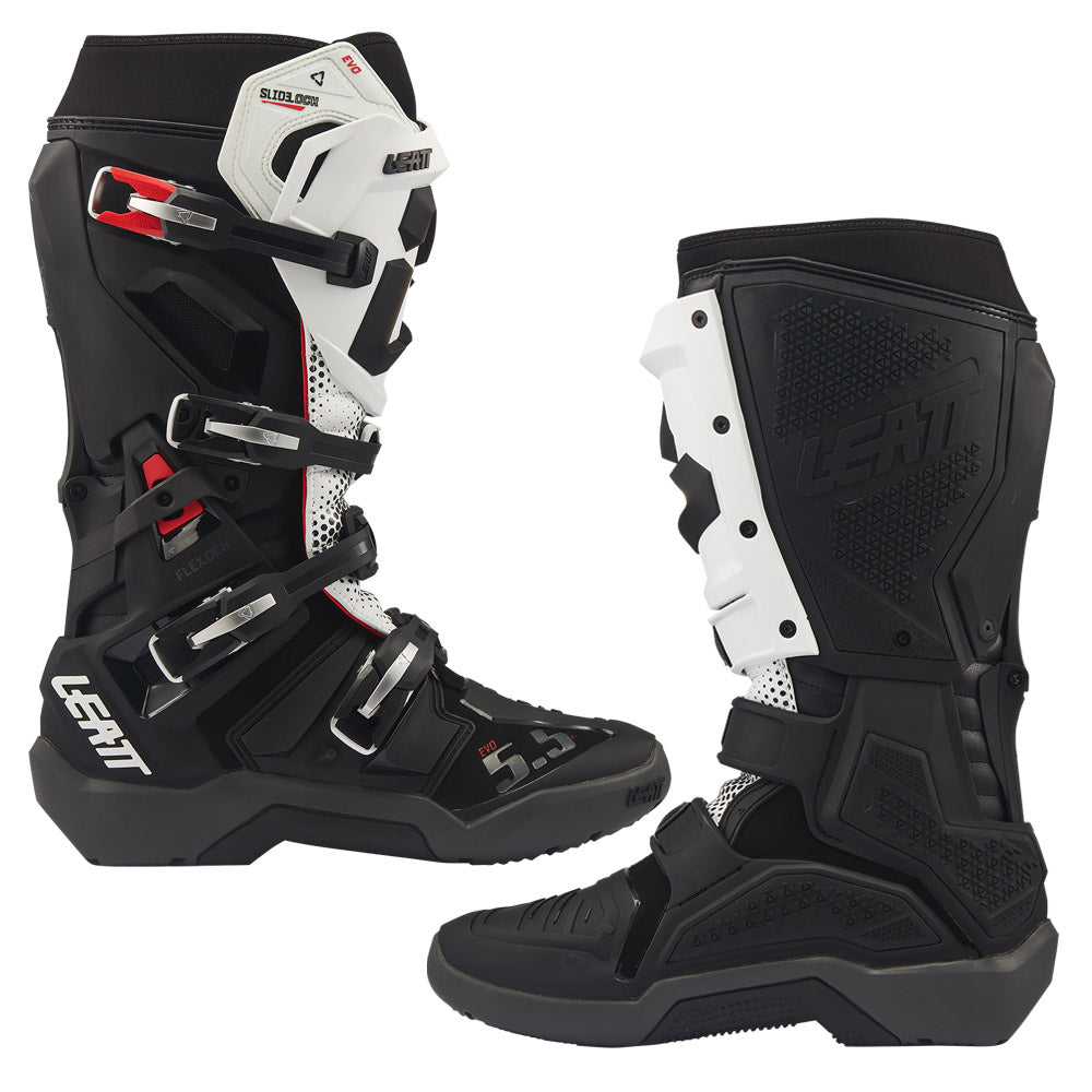 Leatt Moto 5.5 Flexlock Evo Enduro Boot 2027 Black/White