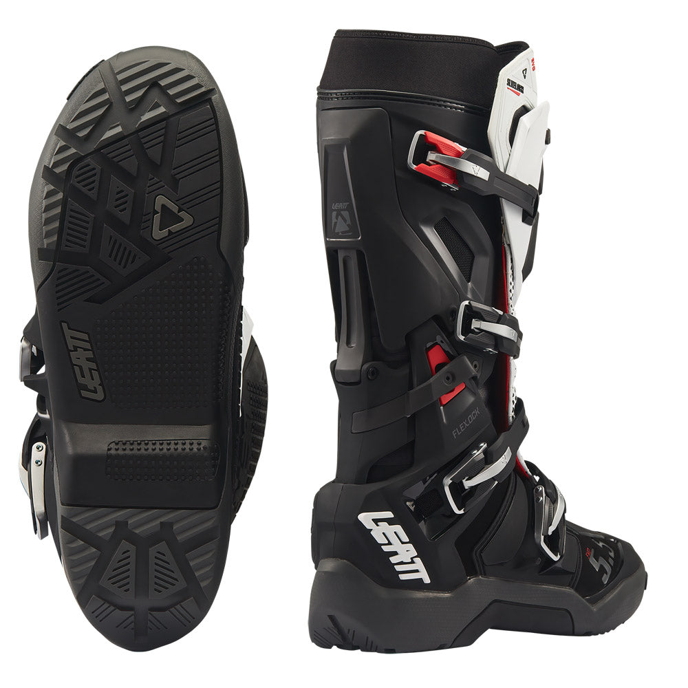 Leatt Moto 5.5 Flexlock Evo Enduro Boot 2027 Black/White