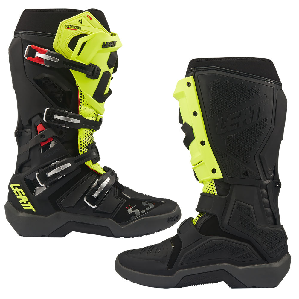 Leatt Moto 5.5 Flexlock Evo Enduro Boot 2027 Black/Neon Yellow