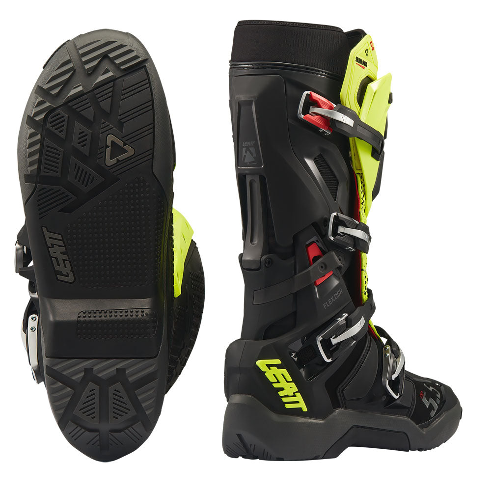 Leatt Moto 5.5 Flexlock Evo Enduro Boot 2027 Black/Neon Yellow