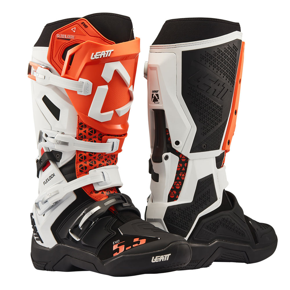 Leatt Moto 5.5 Flexlock Evo MX Boot 2027 White/Orange