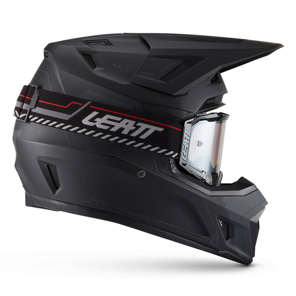 Leatt Moto 7.5 V27 Cardo Helmet Stealth Black