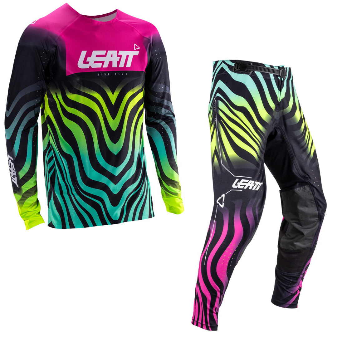 Leatt Moto 5.5 MX Kit Combo 2026 Tiger Pink