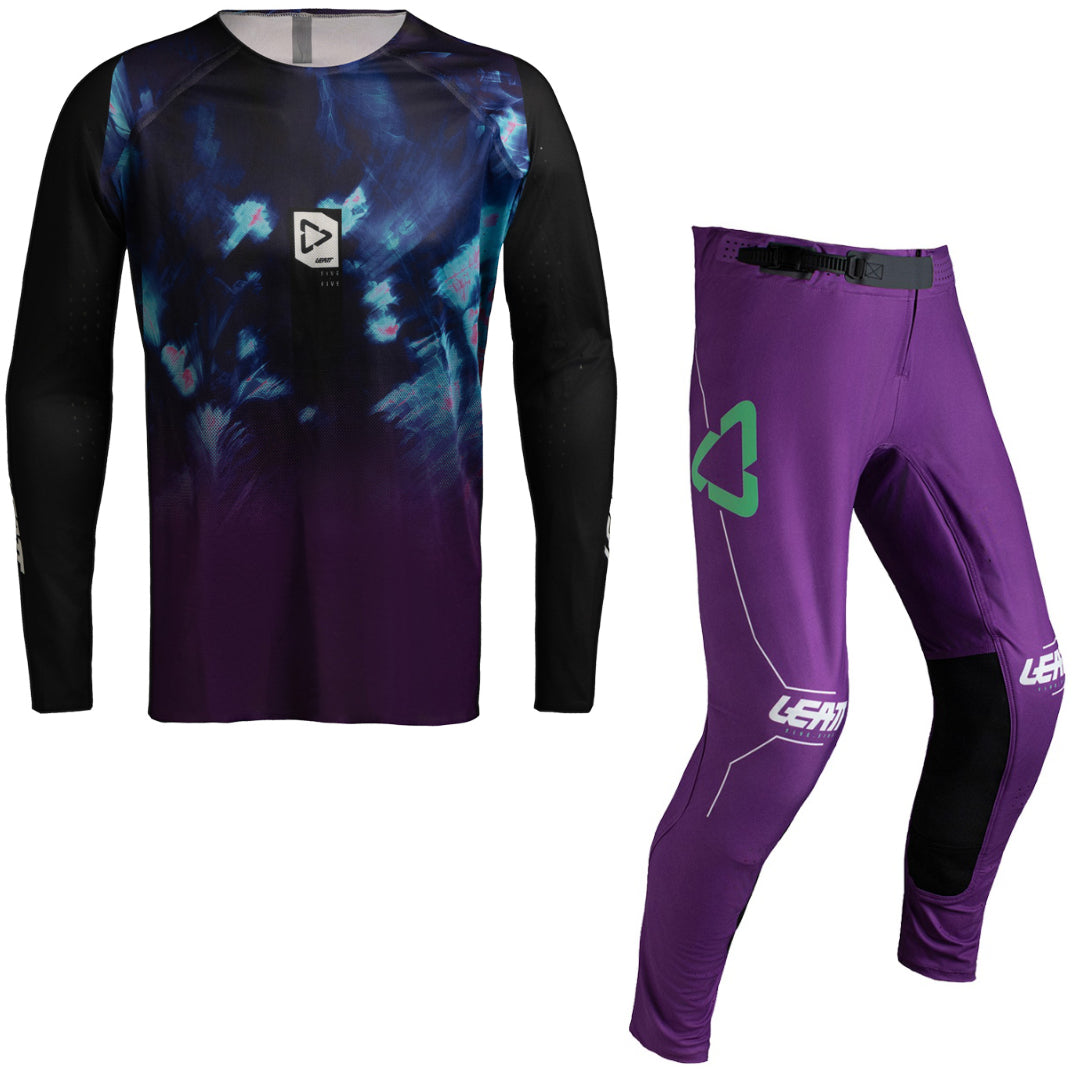 Leatt Moto 5.5 MX Kit Combo 2027 AI Purple