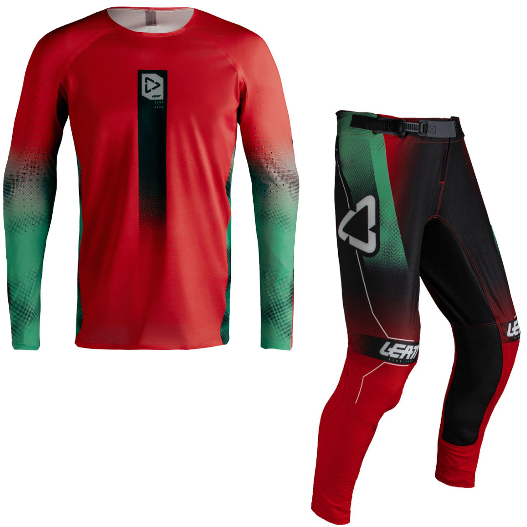 Leatt Moto 5.5 MX Kit Combo 2027 Fade Red