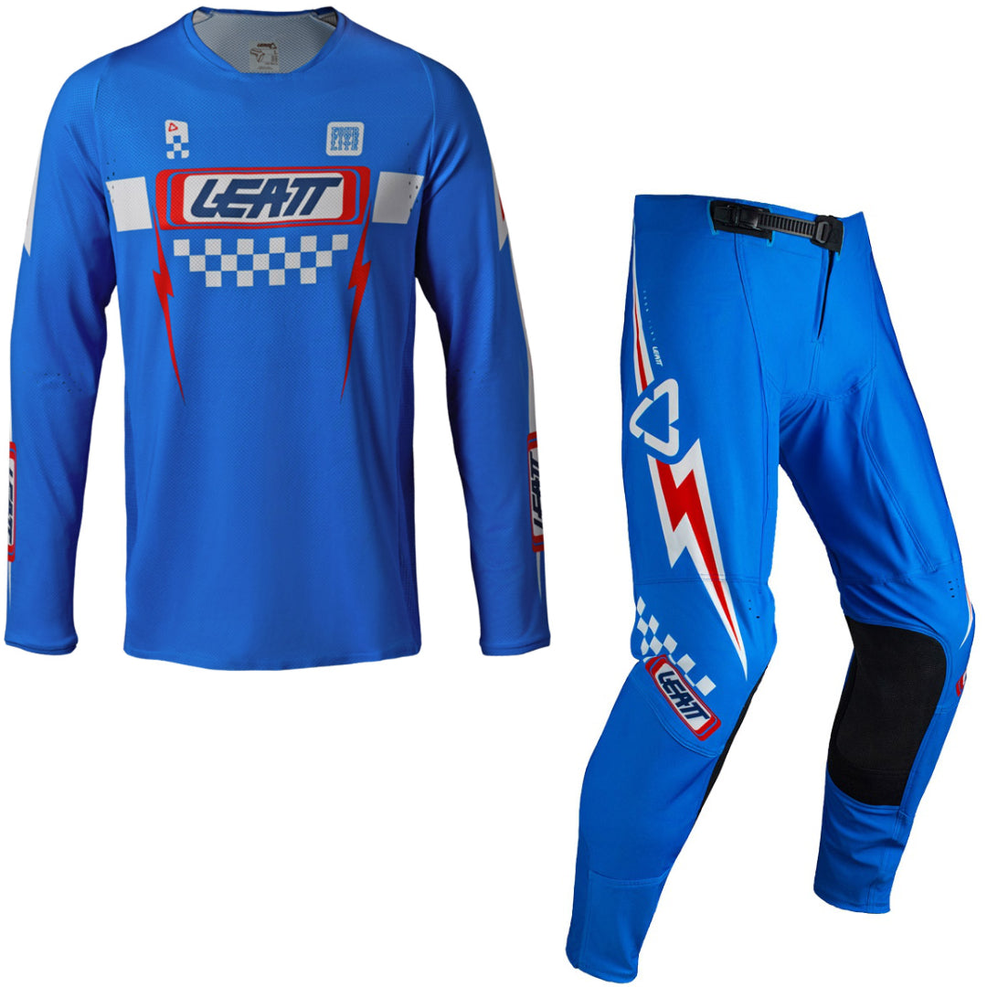 Leatt YOUTH Moto 4.5 MX Kit Combo 2027 Speed Blue