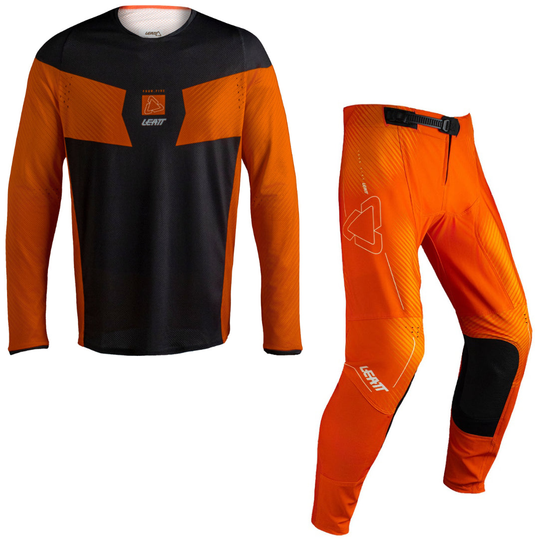 Leatt YOUTH Moto 4.5 MX Kit Combo 2027 Fire Orange
