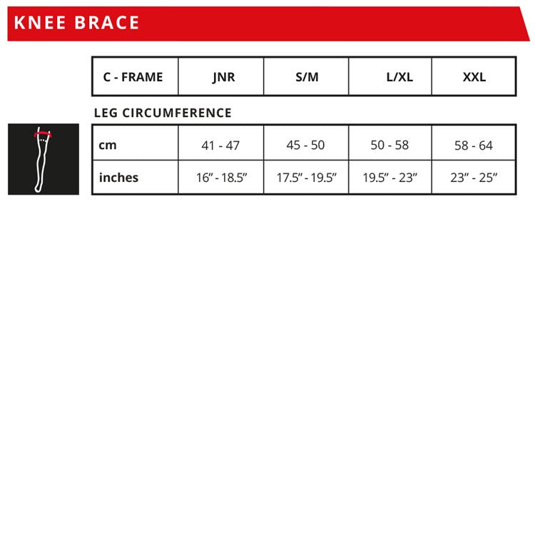 Leatt Knee Brace C-Frame JUNIOR Black