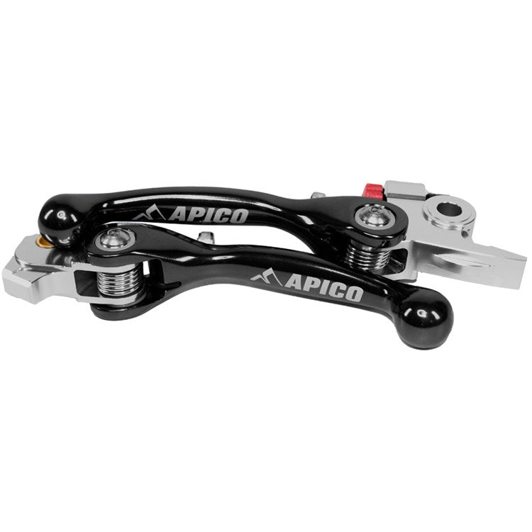 Apico Flexi Levers KAWASAKI KX450F 2024, KX450XC 2024 Black