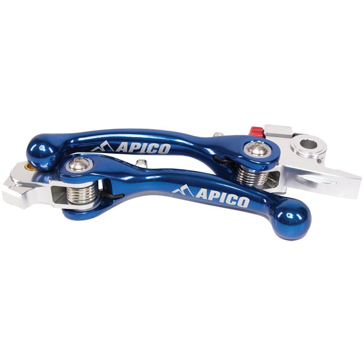 Apico Flexi Levers KAWASAKI KX450F 2024, KX450XC 2024 Blue