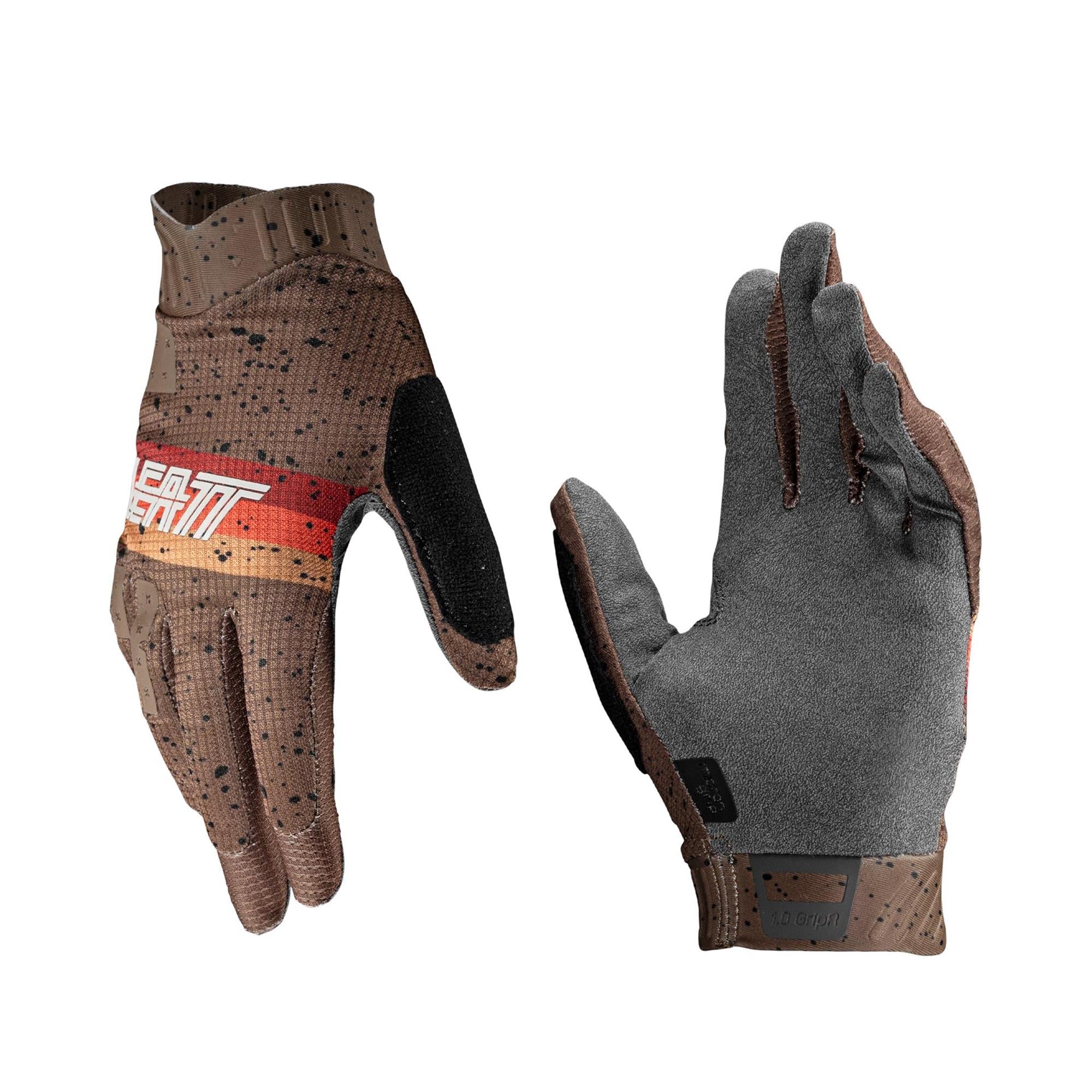 Leatt GripR MTB Glove 1.0 JUNIOR Loam
