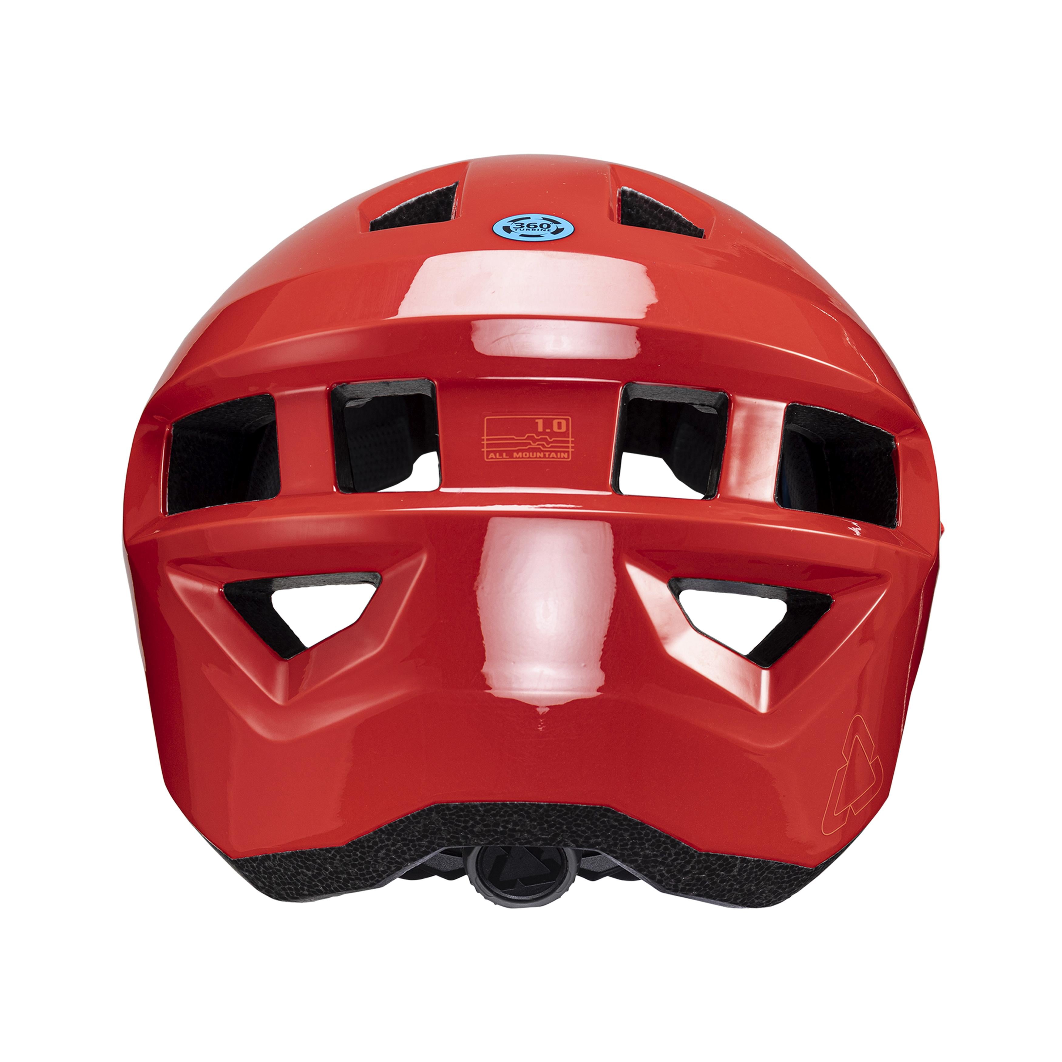 Leatt AllMtn 1.0 MTB Helmet JUNIOR Red