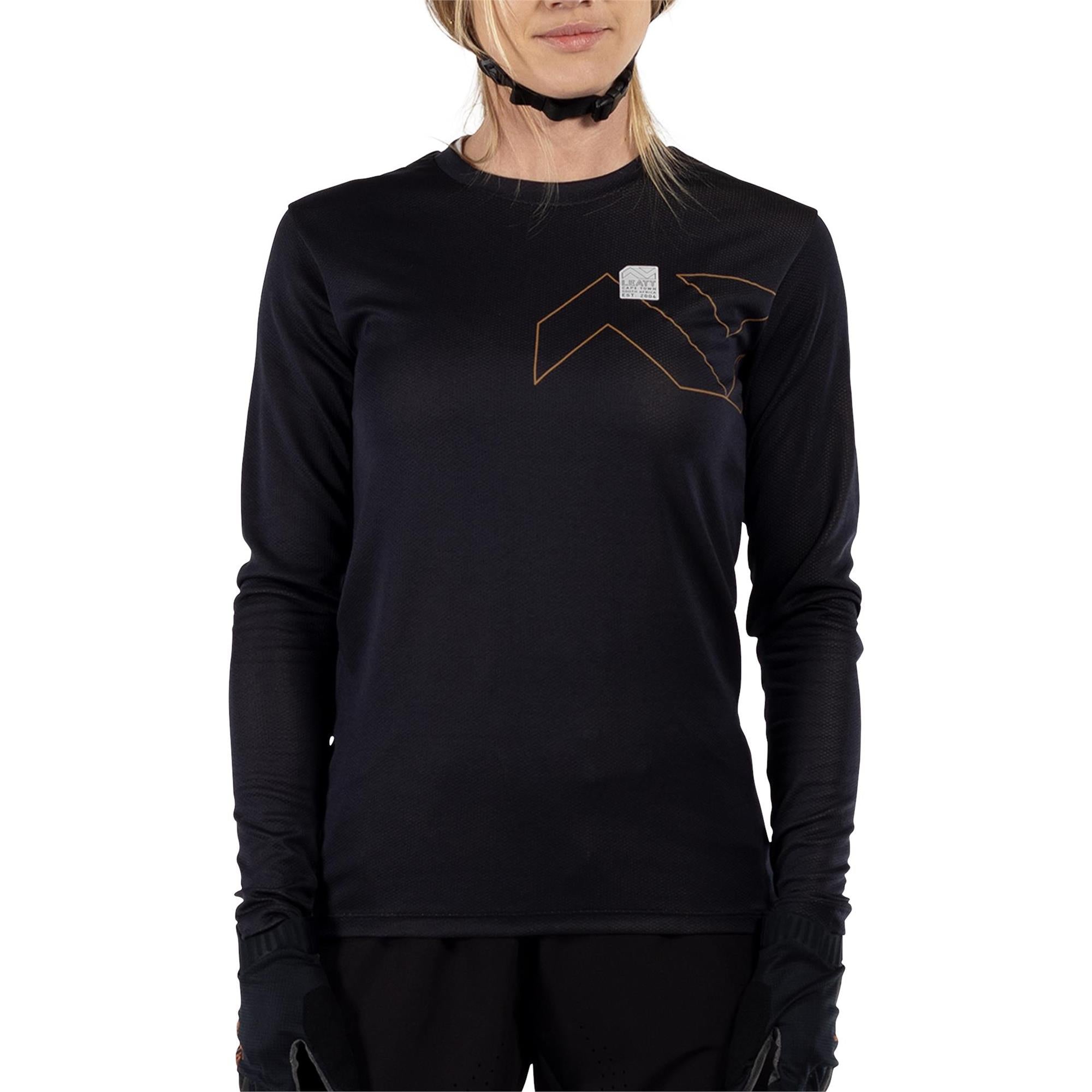 Leatt Women's Trail 3.0 MTB Jersey Black