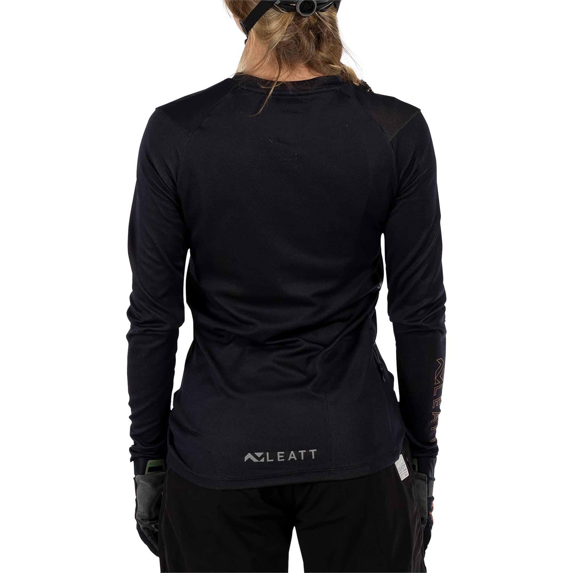 Leatt Women's Trail 3.0 MTB Jersey Black