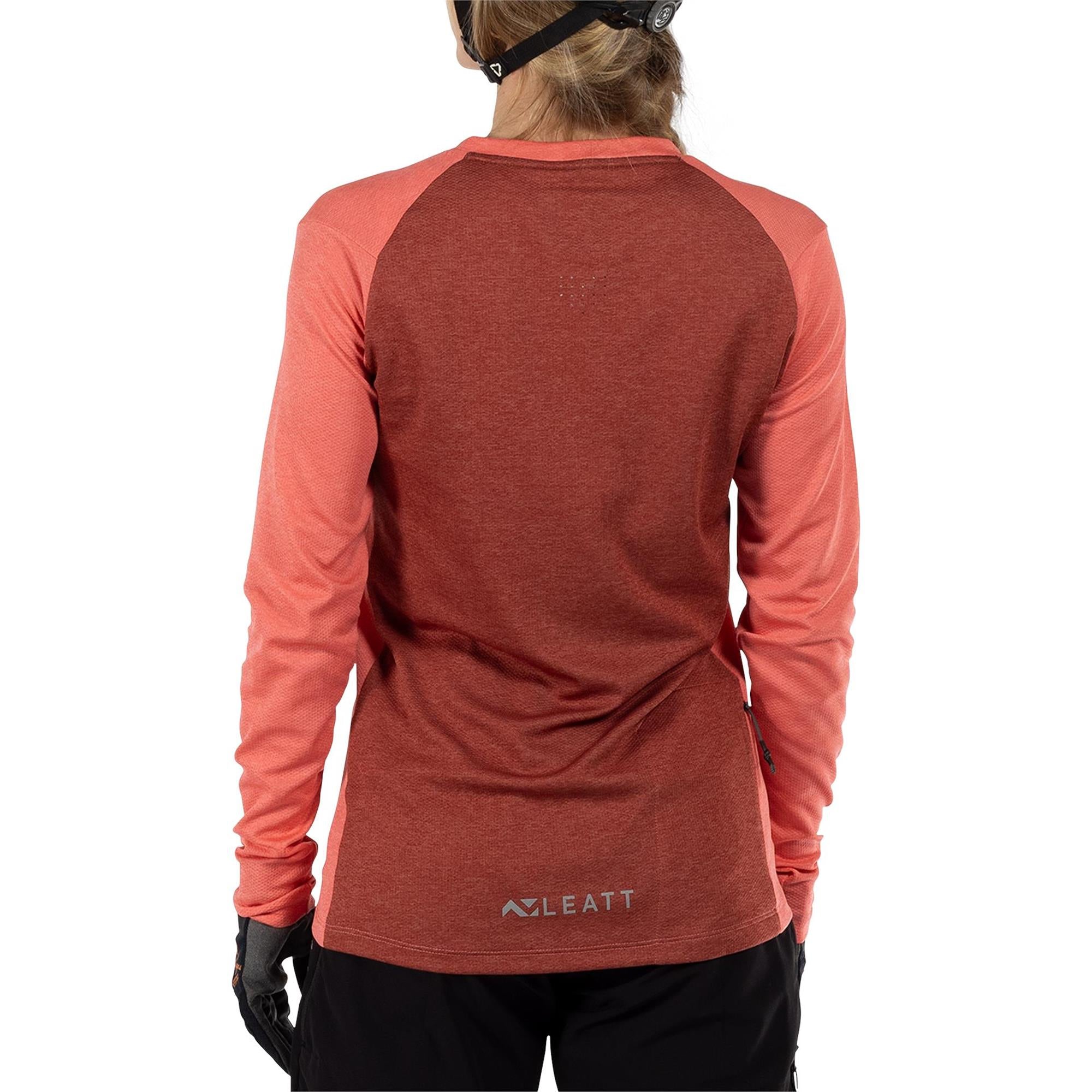 Leatt Women's Trail 3.0 MTB Jersey Coral