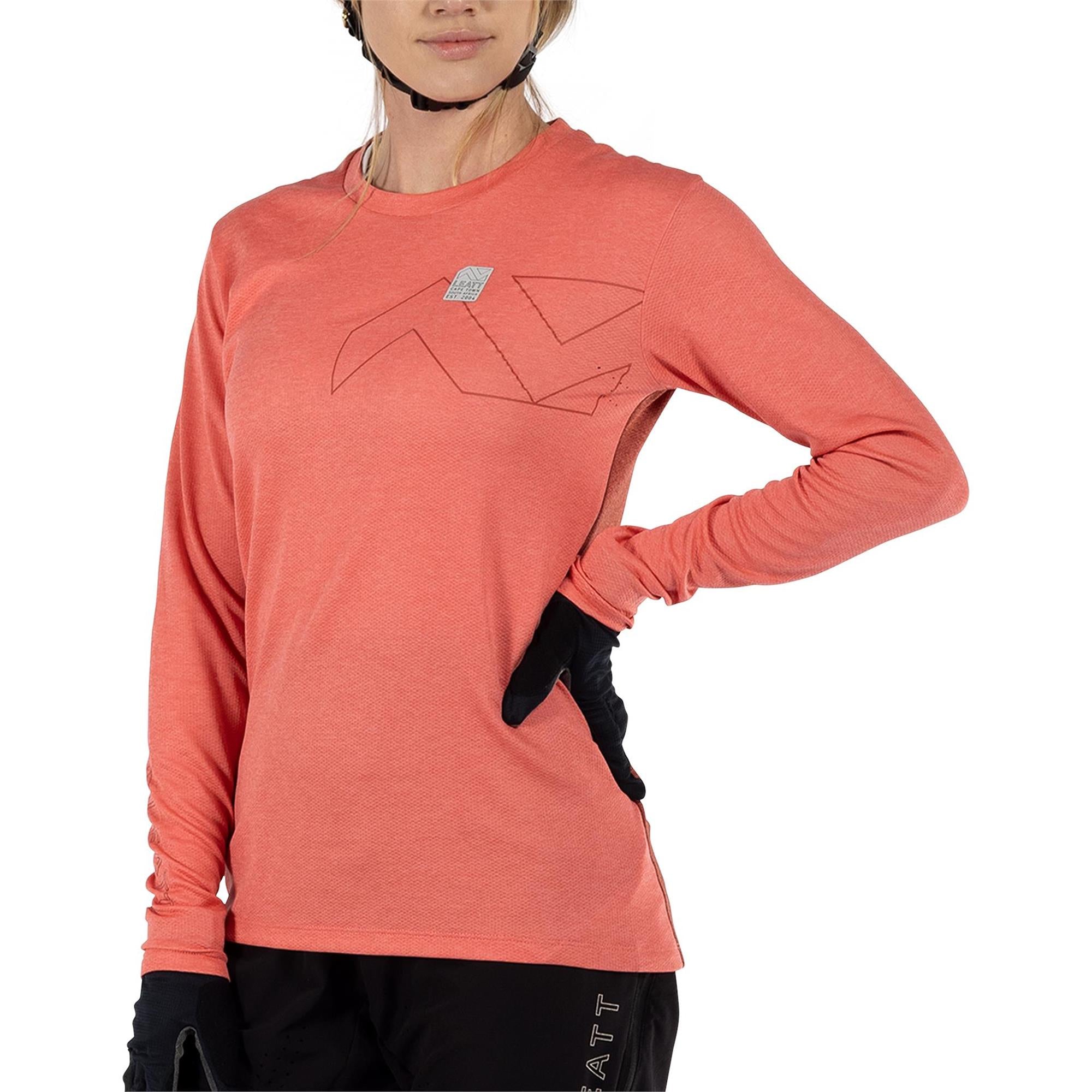 Leatt Women's Trail 3.0 MTB Jersey Coral