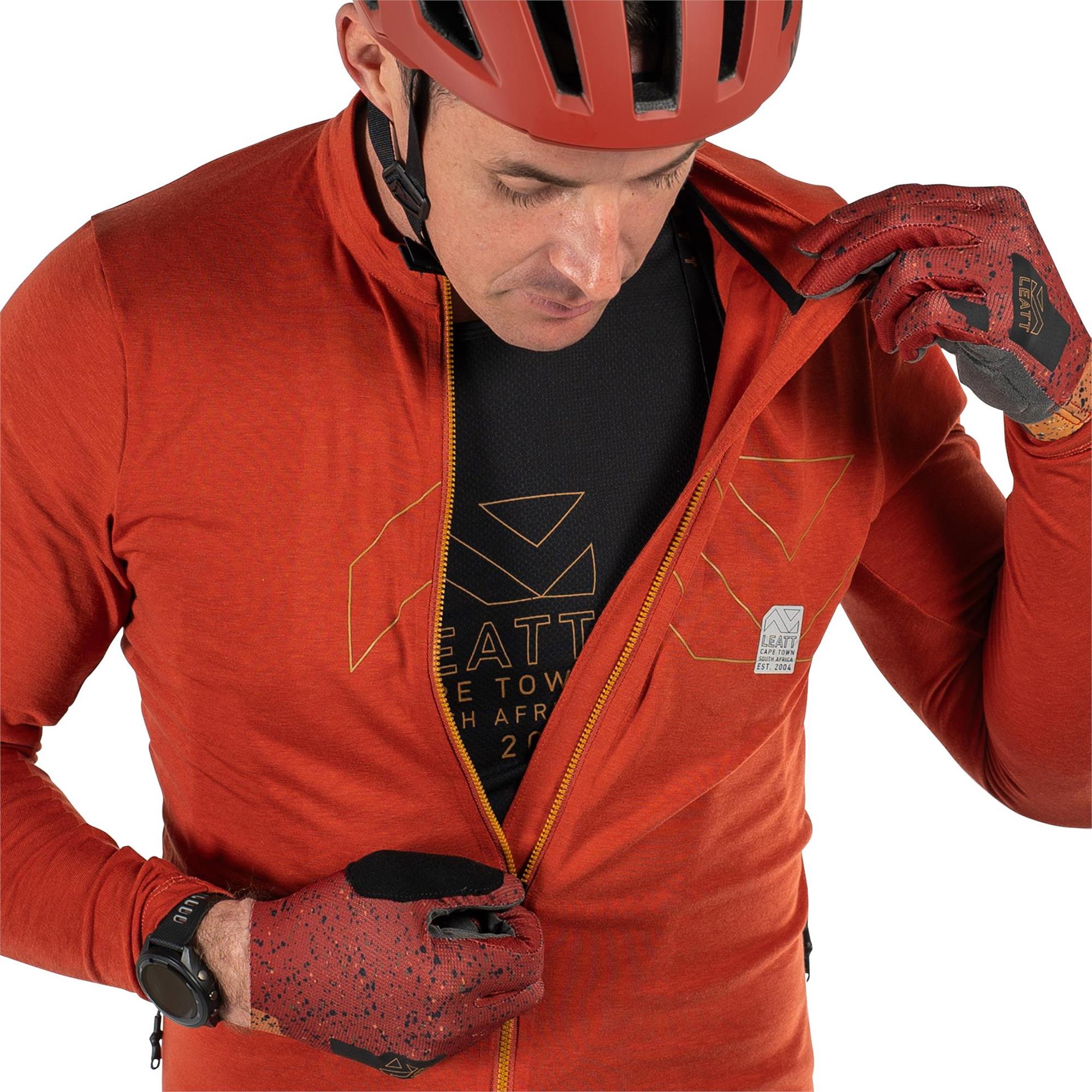 Leatt Long Sleeve Endurance 4.0 MTB Jersey Lava