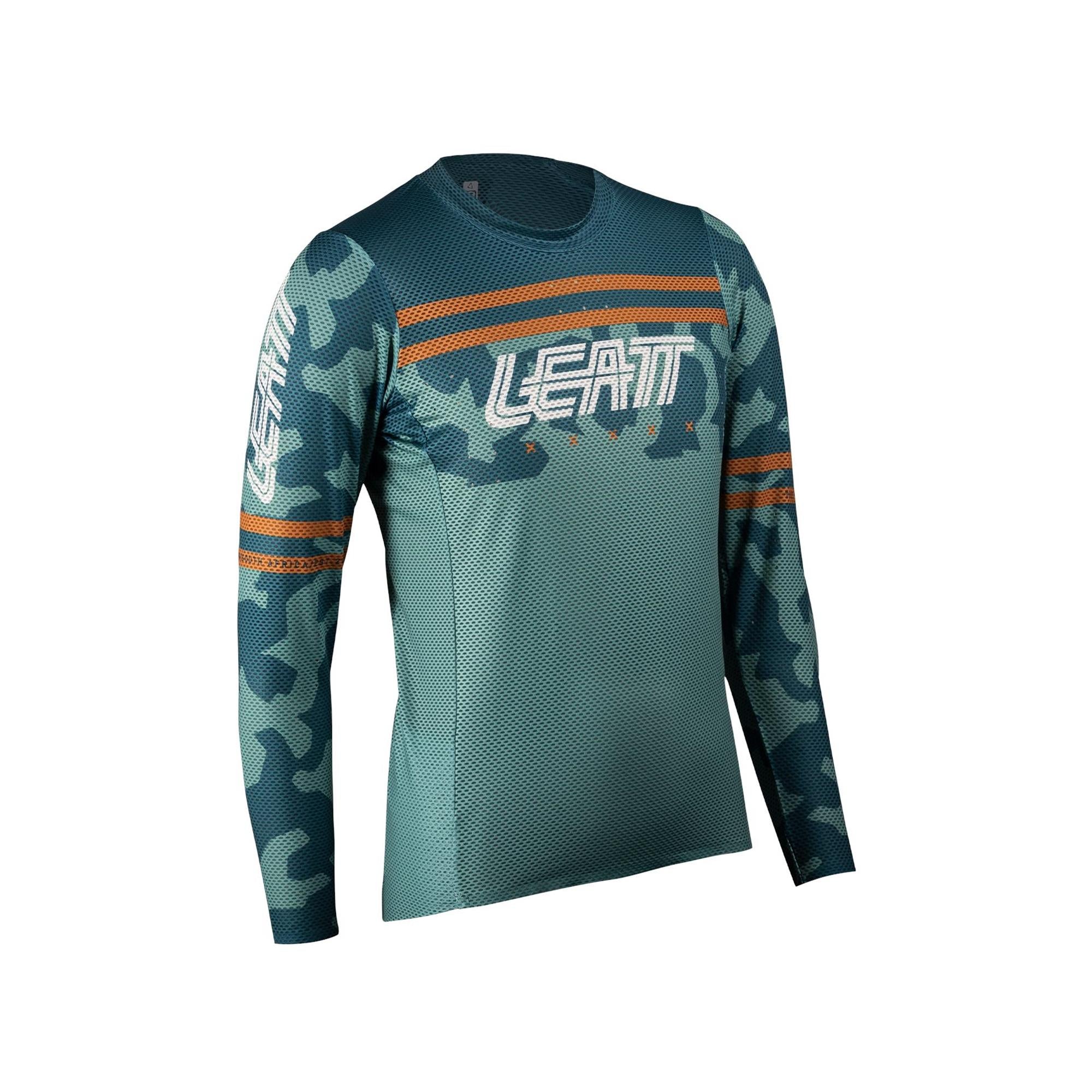 Leatt Women's Gravity 4.0 MTB Jersey Lagoon