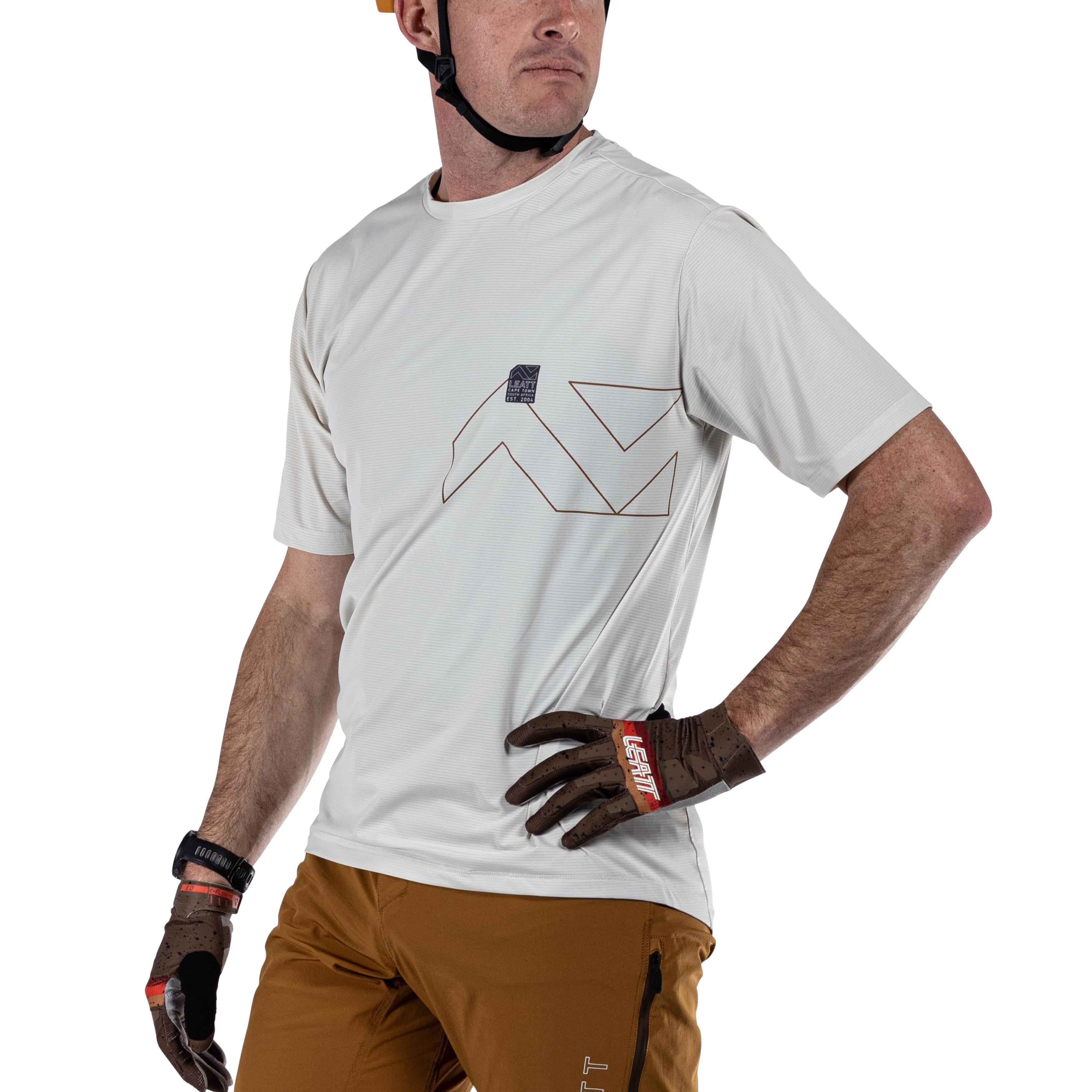Leatt Trail X-Flow 1.0 MTB Jersey Cream
