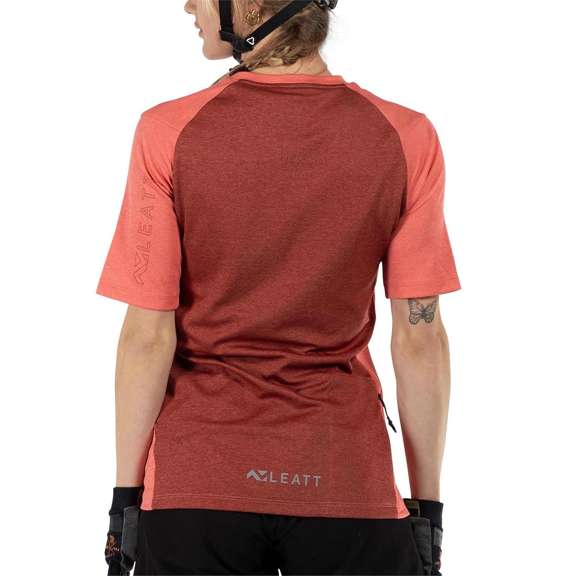 Leatt Women's Trail 2.0 MTB Jersey Coral
