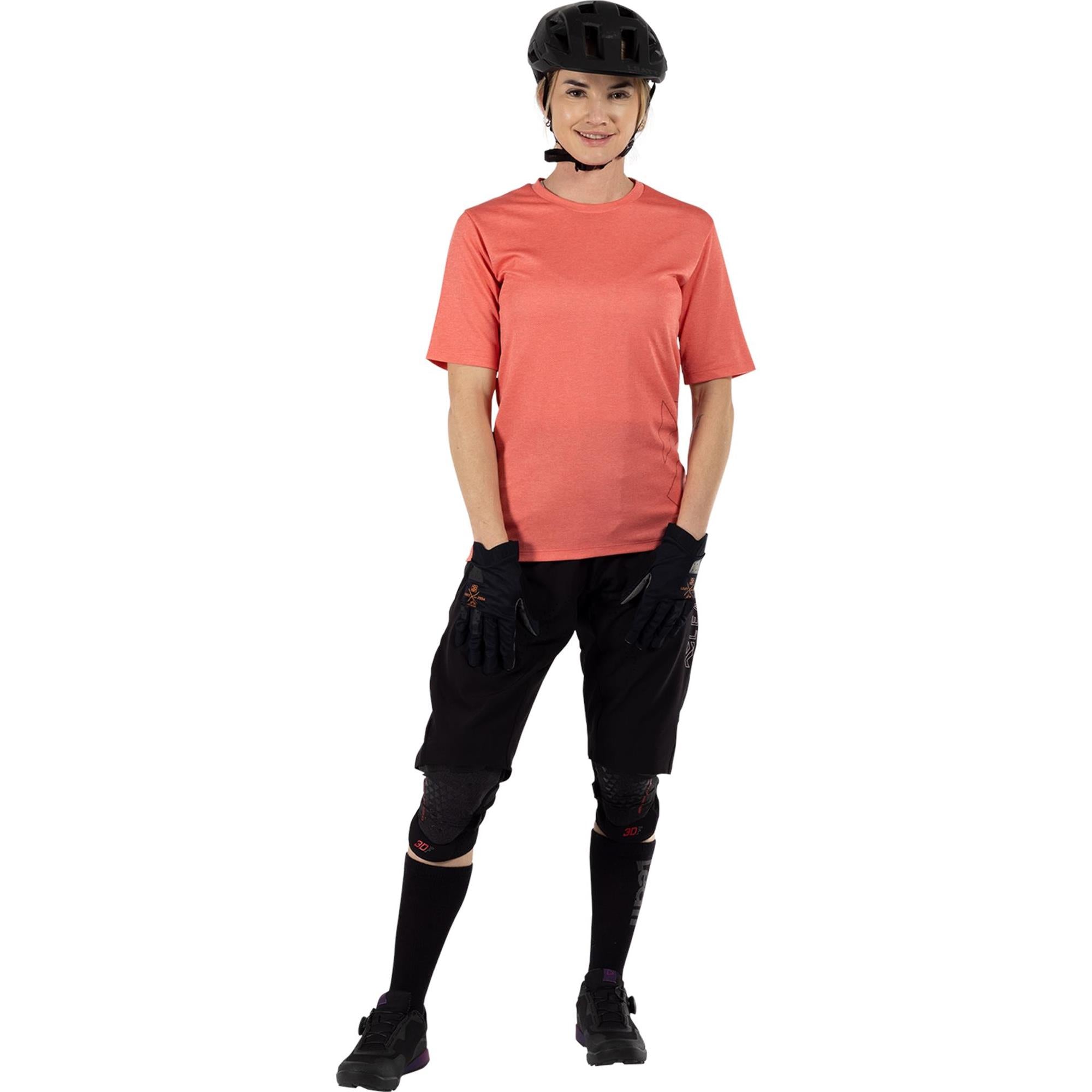 Leatt Women's Trail 2.0 MTB Jersey Coral