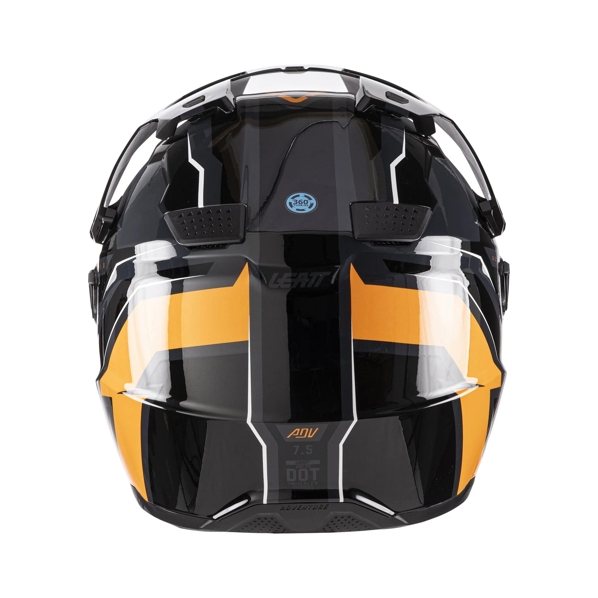 Leatt 7.5 Adventure Helmet Black/Orange