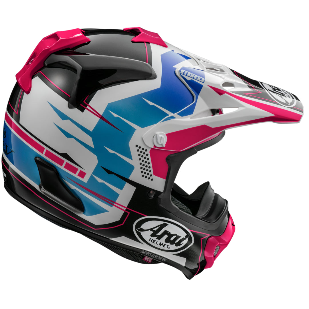 Arai MX-V Evo Stingray MX Helmet Pink