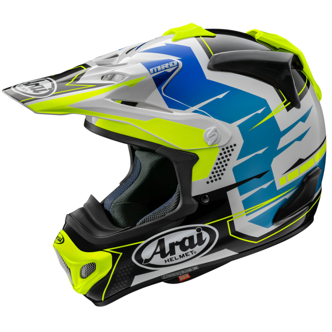 Arai MX-V Evo Stingray MX Helmet Yellow
