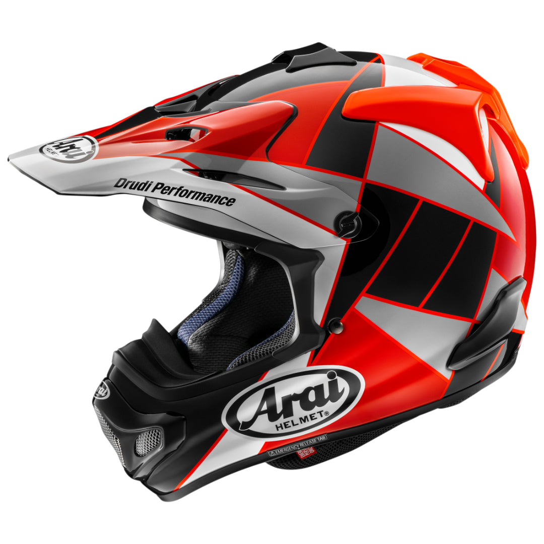 Arai MX-V Evo Peak MX Helmet Red