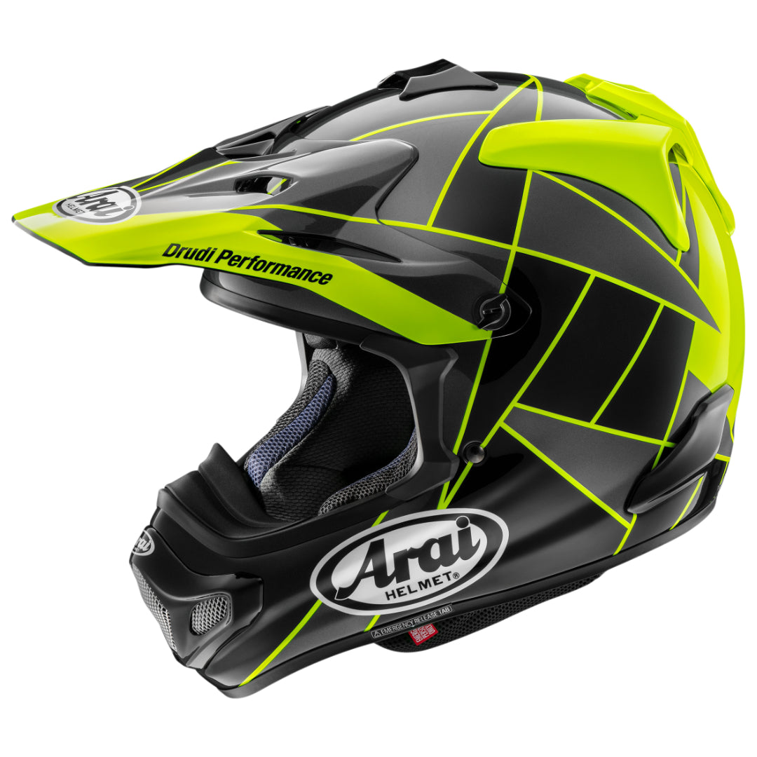 Arai MX-V Evo Peak MX Helmet Yellow