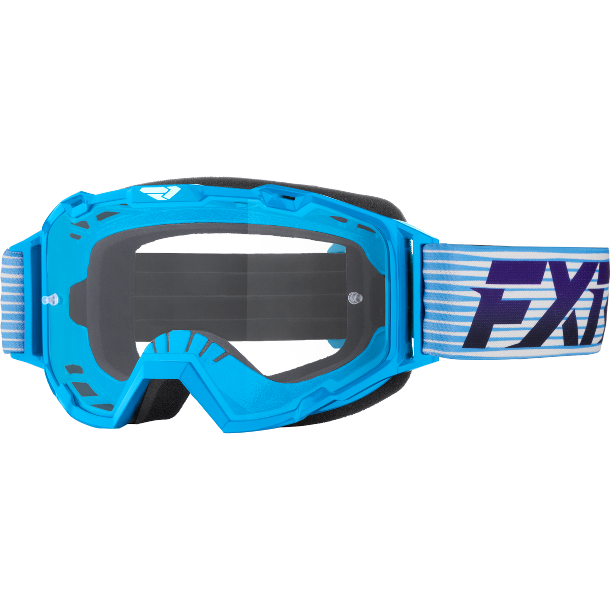 FXR Maverick Prime MX Goggle 2027 Sky/Purple