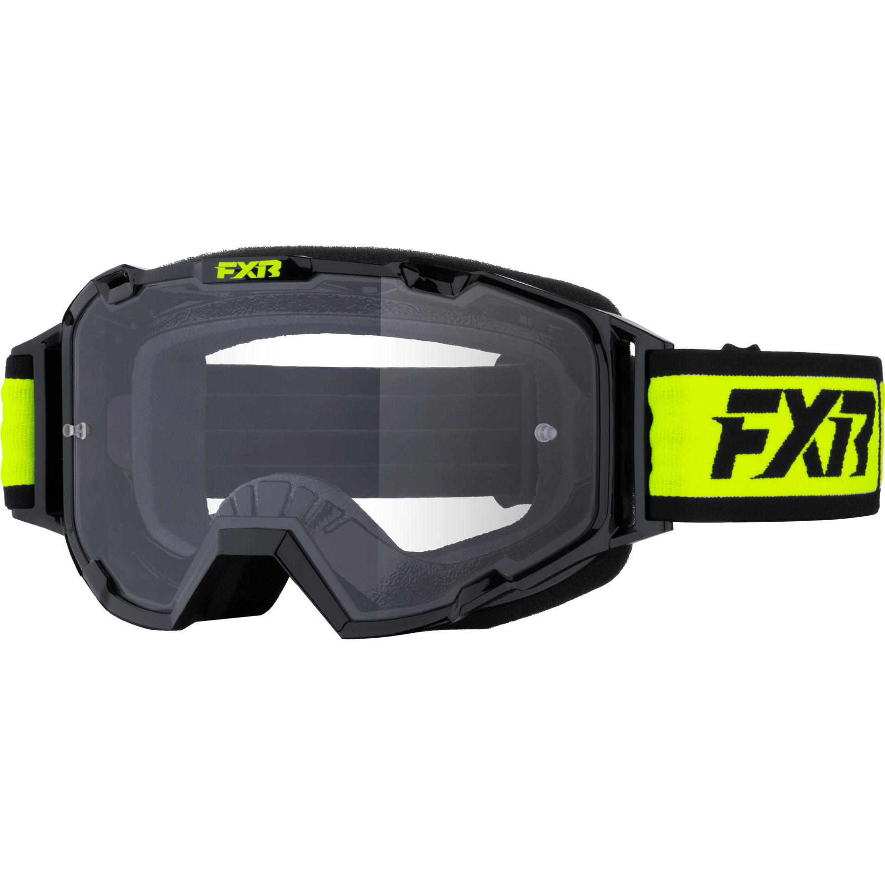 FXR Maverick Prime MX Goggle 25 Black/HiVis