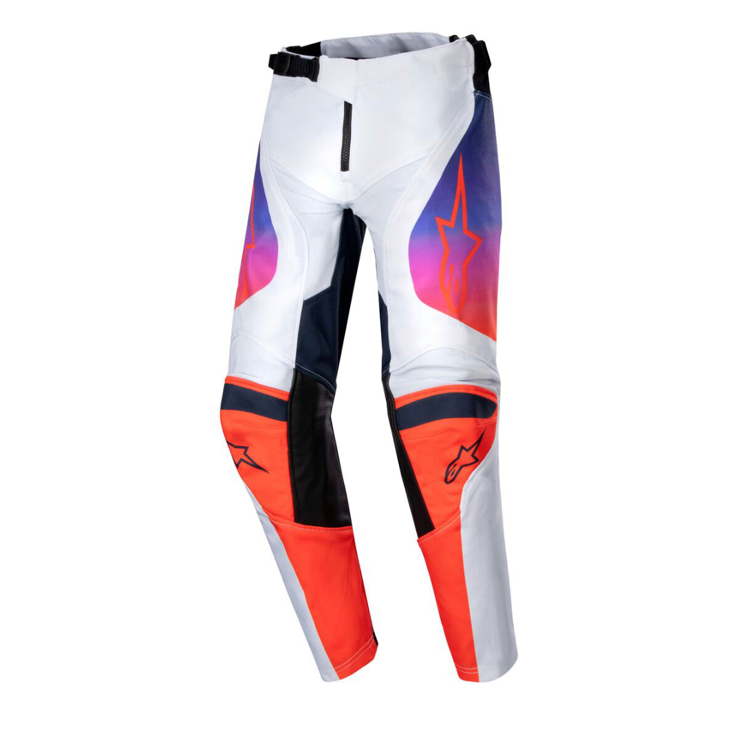Alpinestars YOUTH Racer HOEN Pants Light Grey/Hot Orange/Black
