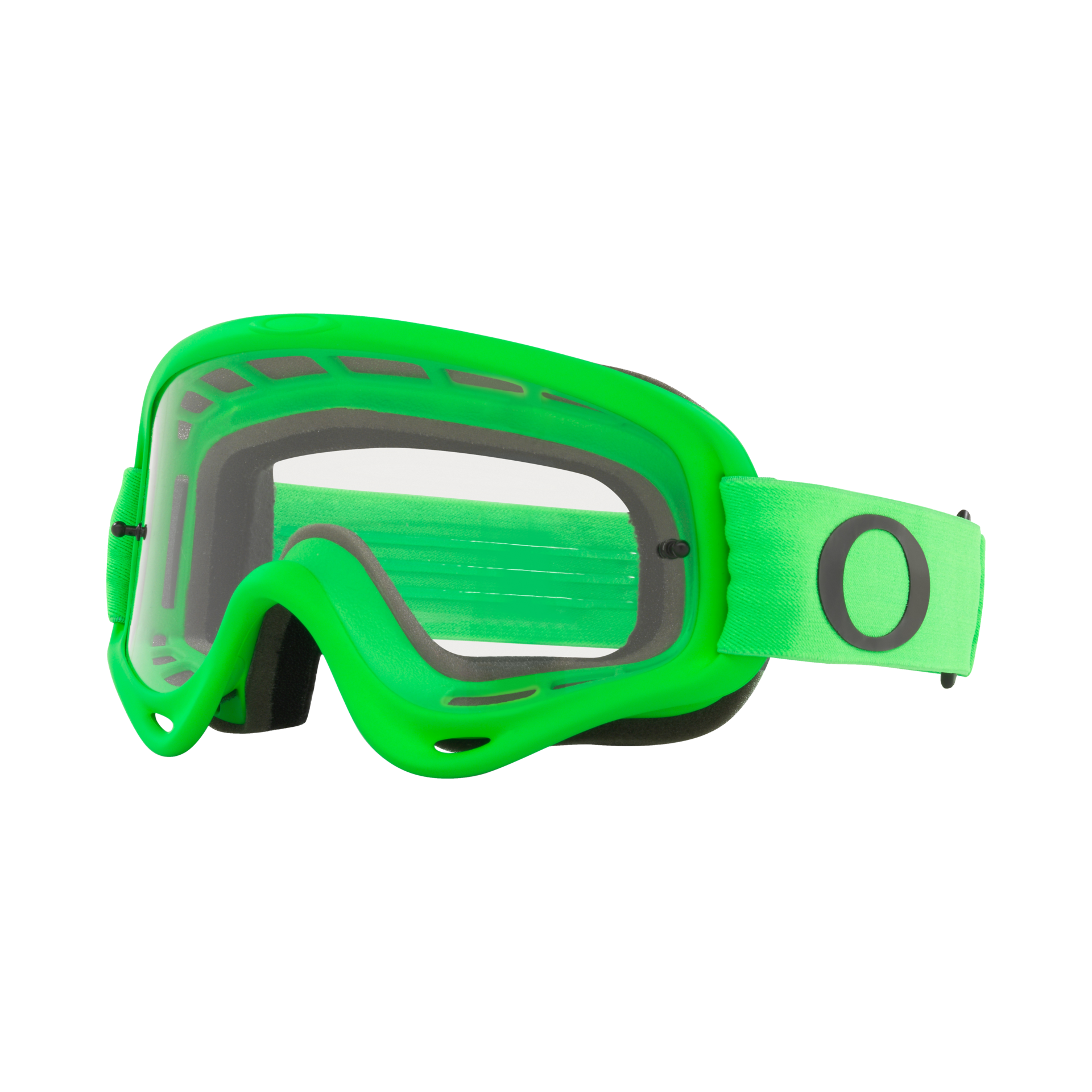Oakley O Frame XS MX Goggle Moto Green - Clear Lens