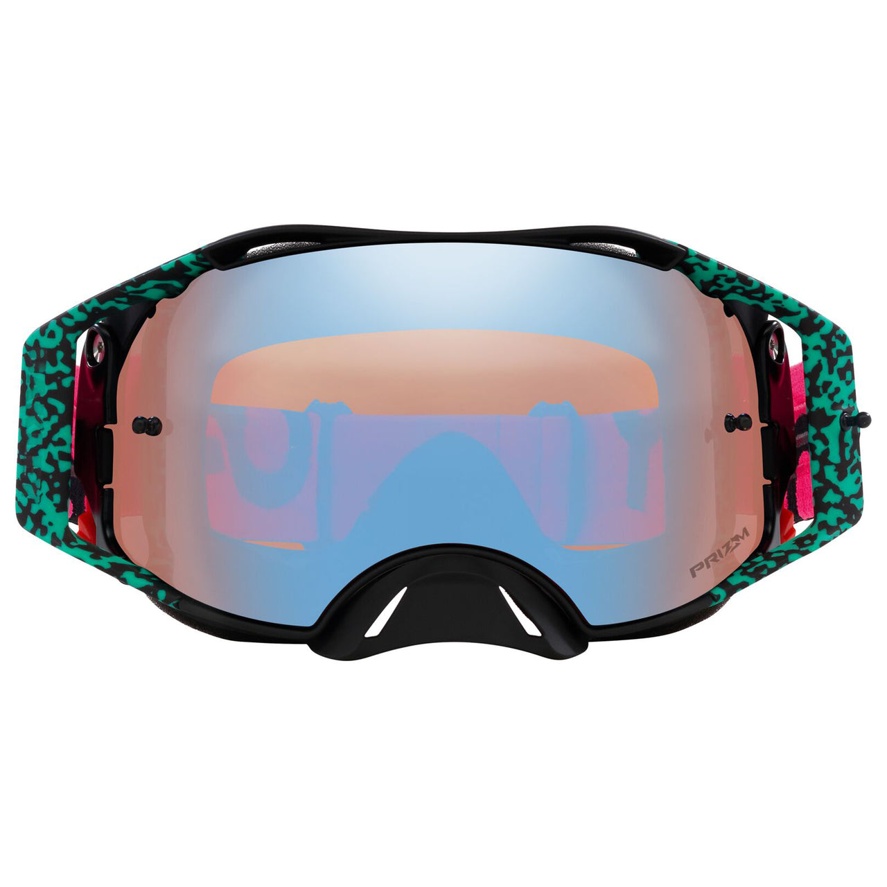 Oakley Airbrake MX Goggle Bengal Venom - Prizm Sapphire Lens