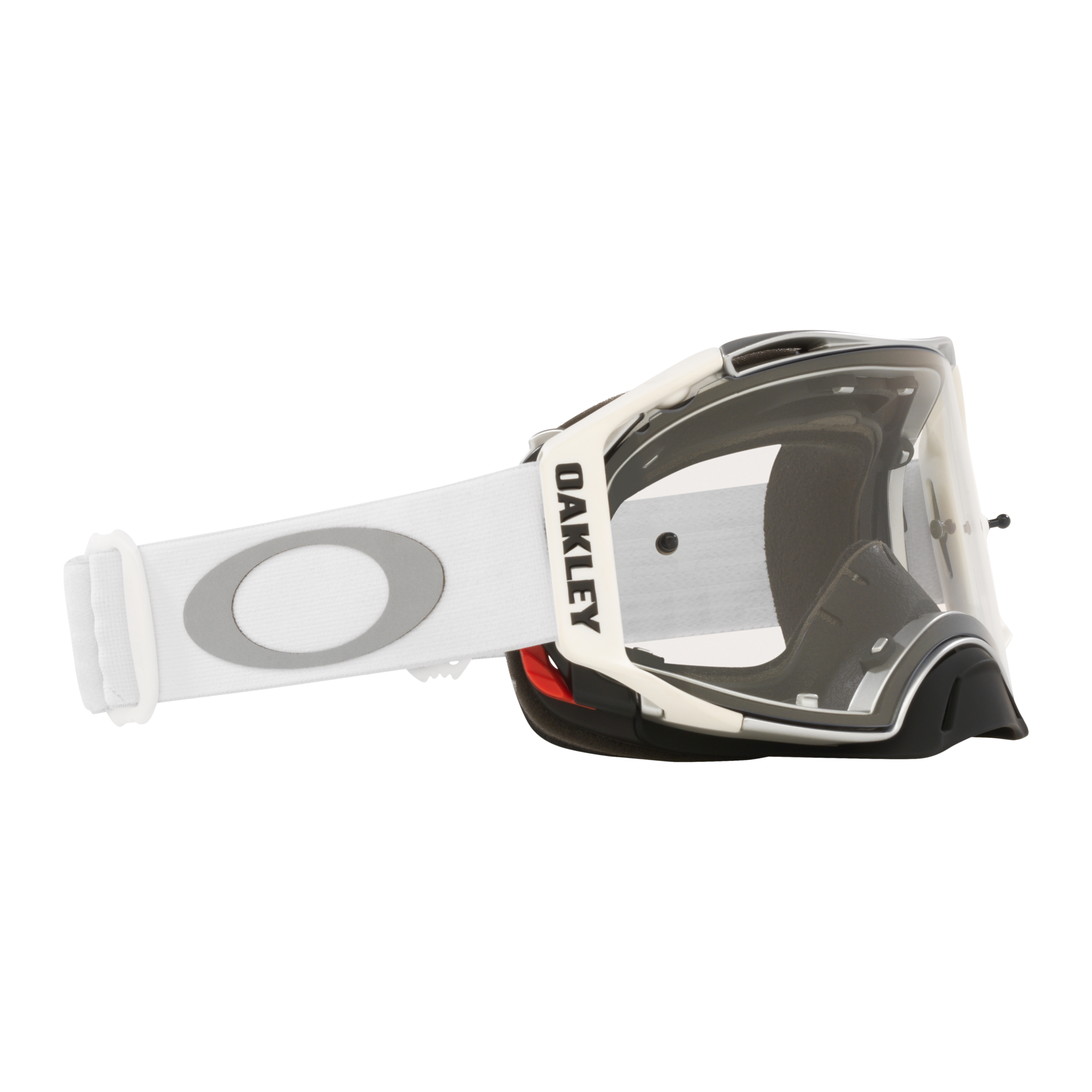 Oakley Airbrake MX Goggle Tuff Blocks White - Clear Lens