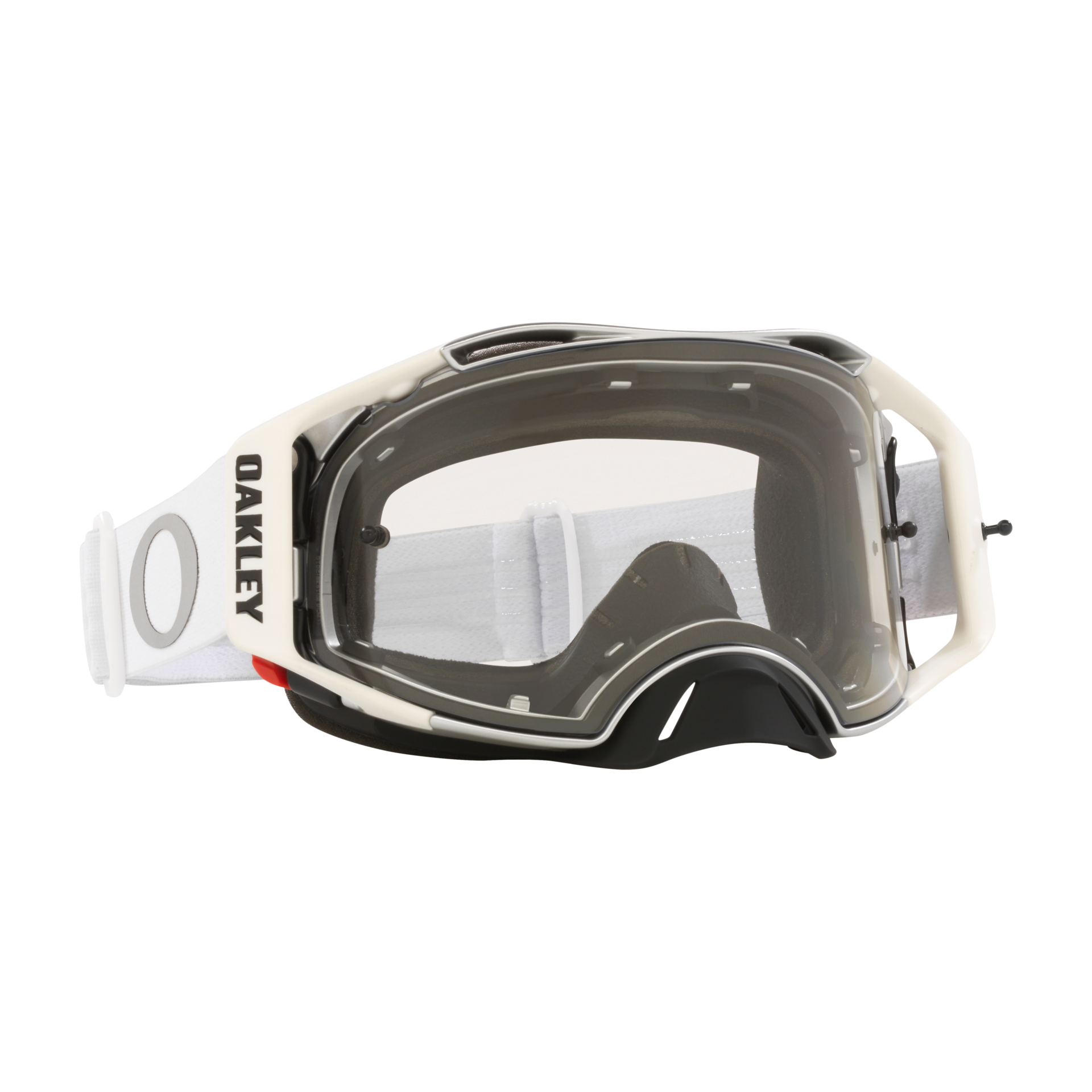 Oakley Airbrake MX Goggle Tuff Blocks White - Clear Lens