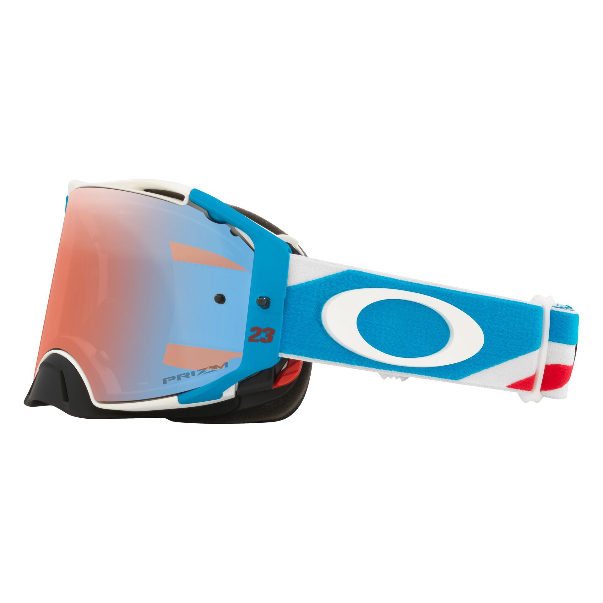 Oakley Airbrake MX Goggle Chase Sexton Red/White/Blue - Prizm Sapphire Lens