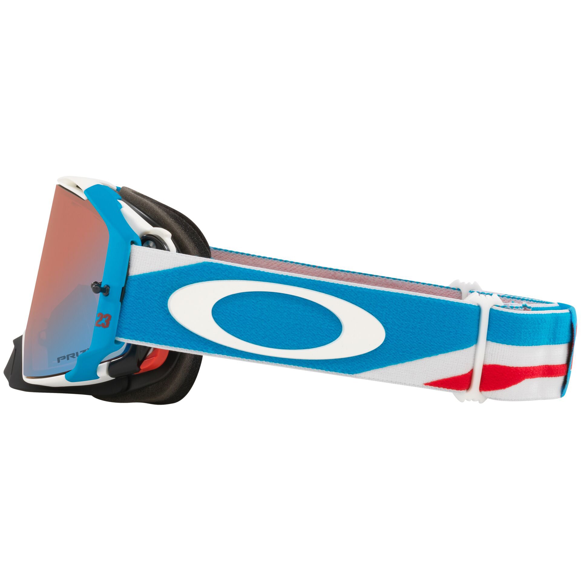 Oakley Airbrake MX Goggle Chase Sexton Red/White/Blue - Prizm Sapphire Lens