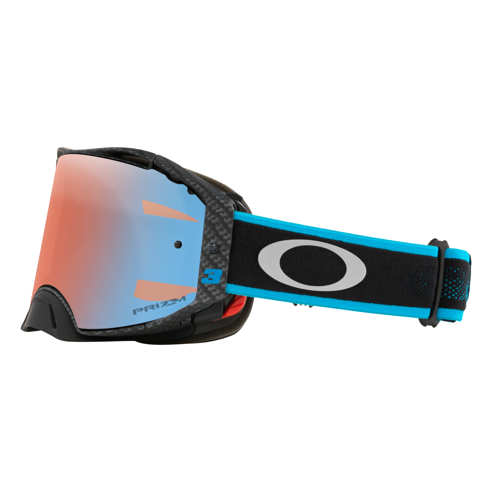 Oakley Airbrake MX Goggle Eli Tomac Carbon/Blue/Black - Prizm Sapphire Lens